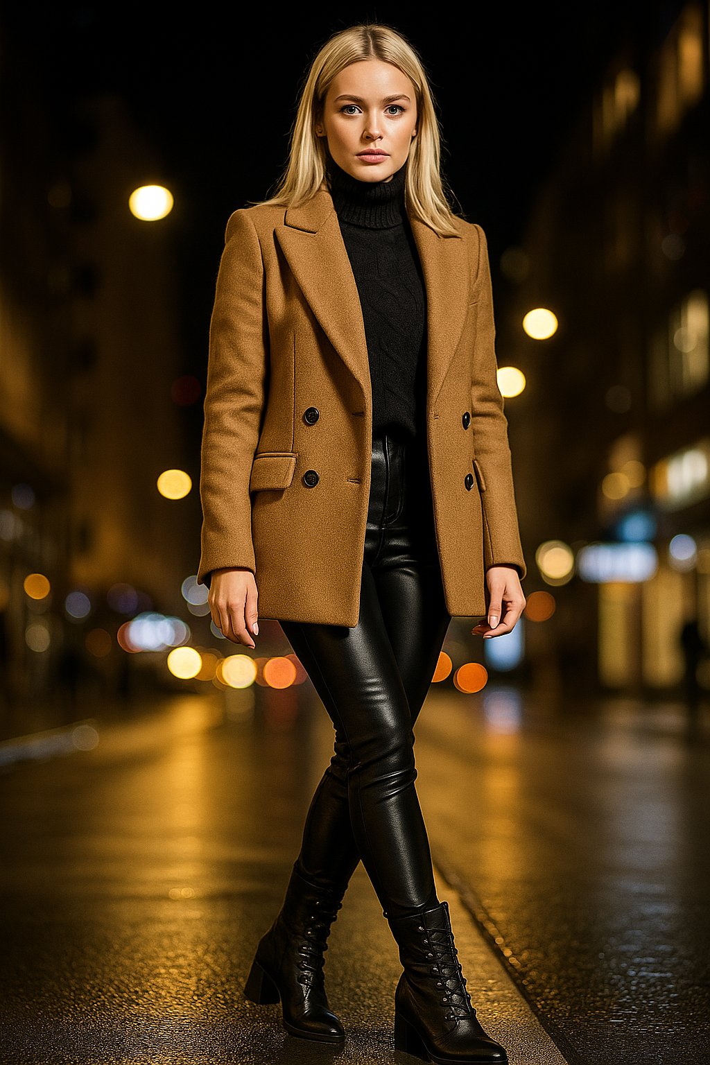 Women's Italian Leather Boots - Carla